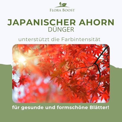 Konfitee Japanischer Ahorn Dünger Flora Boost I Für Pflanzen I 100% natürlicher Pflanzendünger I Flüssiger Blatt- & Wurz