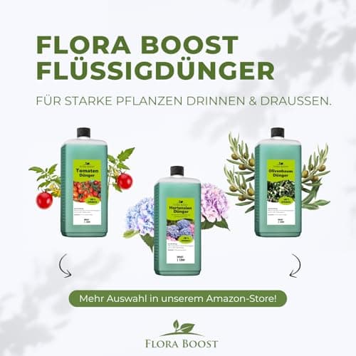 Konfitee Japanischer Ahorn Dünger Flora Boost I Für Pflanzen I 100% natürlicher Pflanzendünger I Flüssiger Blatt- & Wurz