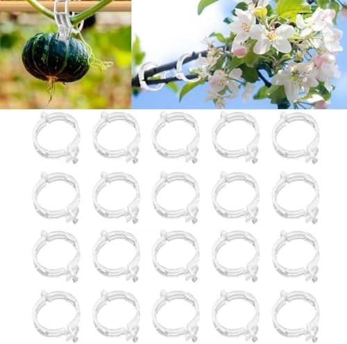 Neue Pflanzenclips für Kletterpflanzen Grün 100 Stück Befestigung Tomatenspieße Kunststoff Pflanzenkletterhilfe