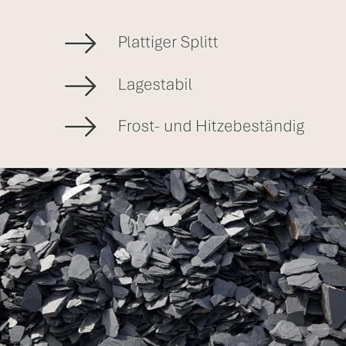 ∬ Schicker Mineral Schiefer Ziersplitt, farbechter Naturstein für deinen perfekten Garten!
|∬ Schieferbruch aus Deutschl