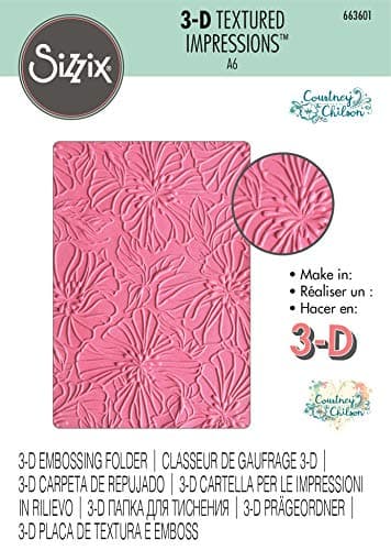 Sizzix 3-D Textured Impressions Prägeplatten Azaleen MAXIME MAISON - Wintertagesdecke 215x265 cm Fuchsia/Azalee Wendedes