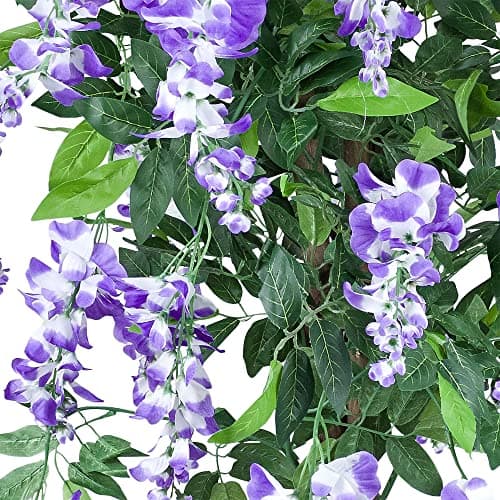 **Blauregen Wisteria Glyzinie Kunstpflanze wie echt für Wohnzimmer und Büros**
| **Decovego Kunstblume 160 cm für Innen