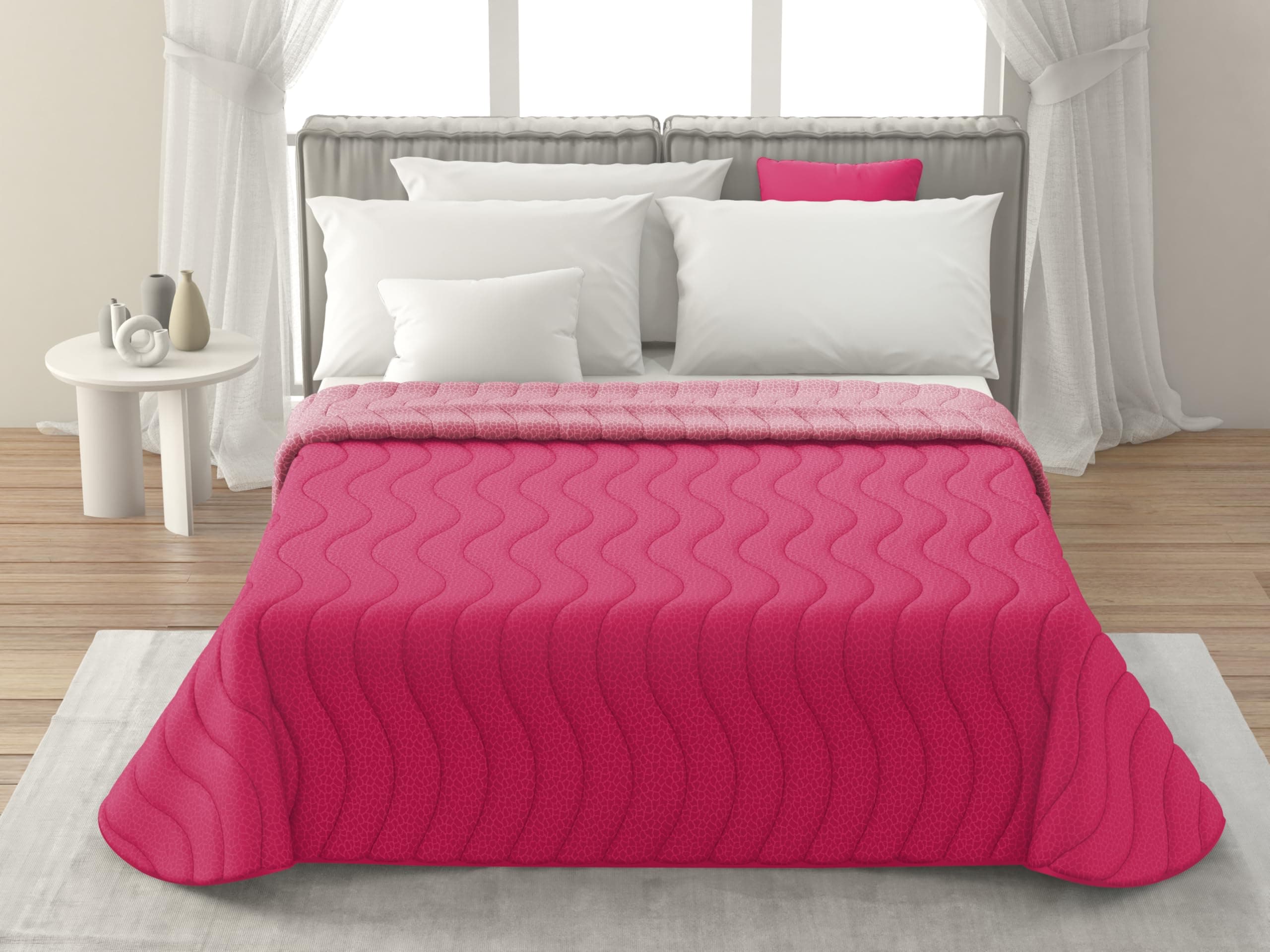 MAXIME MAISON Tagesdecke Fuchsia/Azalee 100 gr/mq Herbst/Frühling