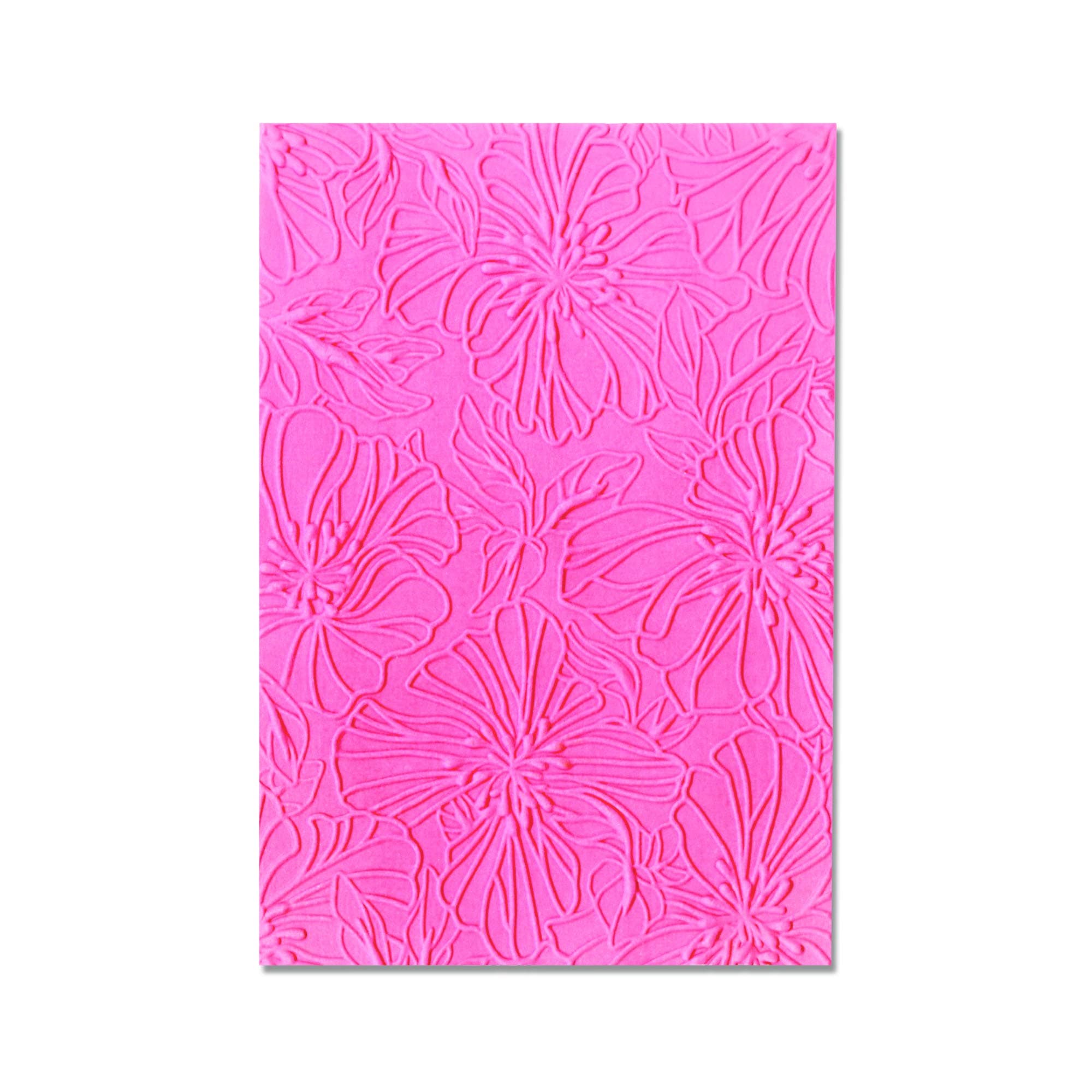 Sizzix 3-D Textured Impressions Prägeplatten Azaleen MAXIME MAISON - Wintertagesdecke 215x265 cm Fuchsia/Azalee Wendedes